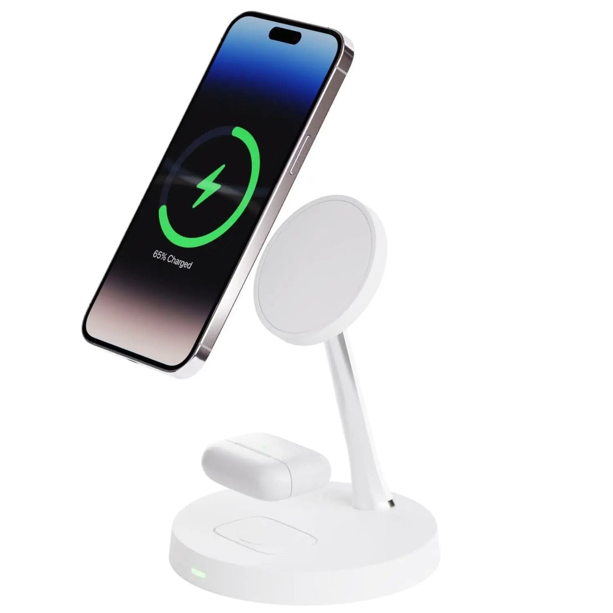 Trådlös telefonladdare med magnetisk ställning Carvallo