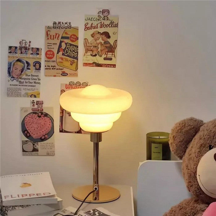 RippleGlow - Äggtårta Ripple Glaslampa Carvallo