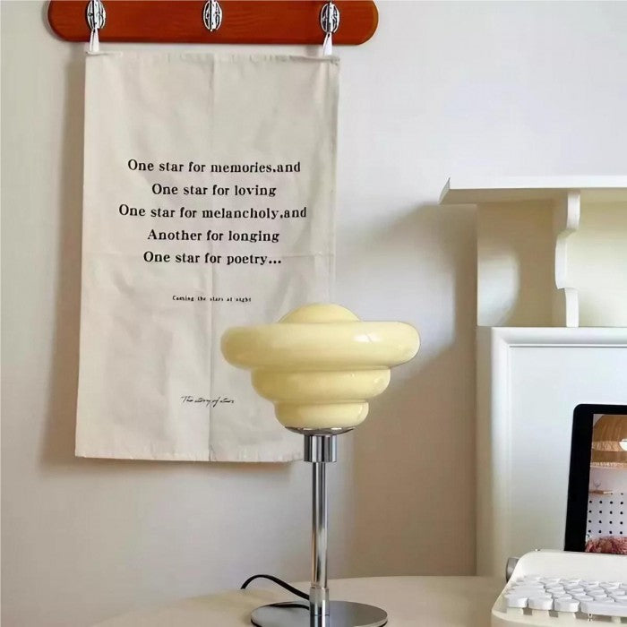 RippleGlow - Äggtårta Ripple Glaslampa Carvallo