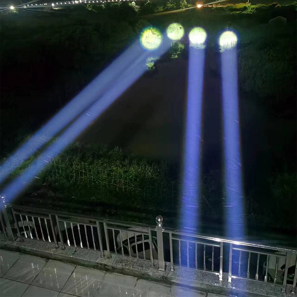 Carvallo – Kraftfull 10,000 Lumen ficklampa med Power Bank-funktion och lång räckvidd Carvallo