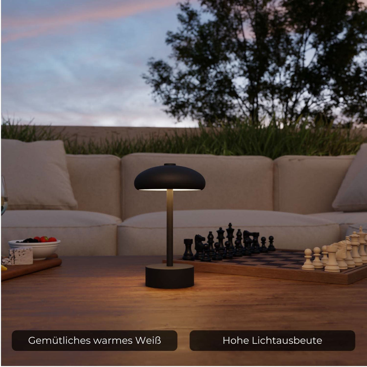 Elario Bordsbelysning med Akku Carvallo