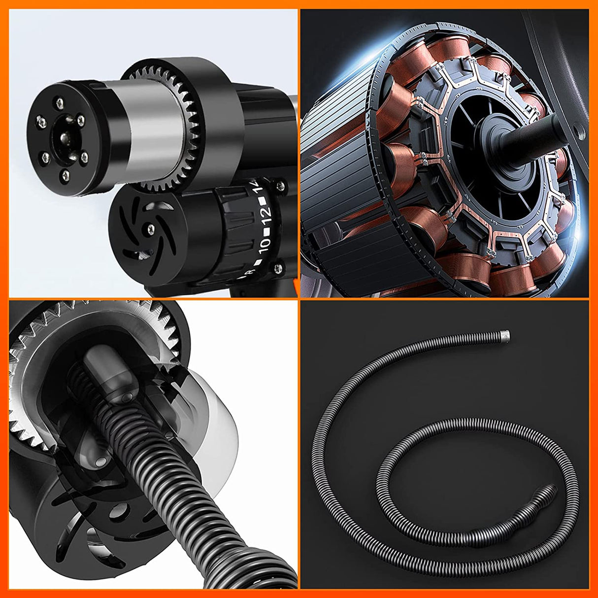 Elektrisk avloppsrörs-spiral Carvallo