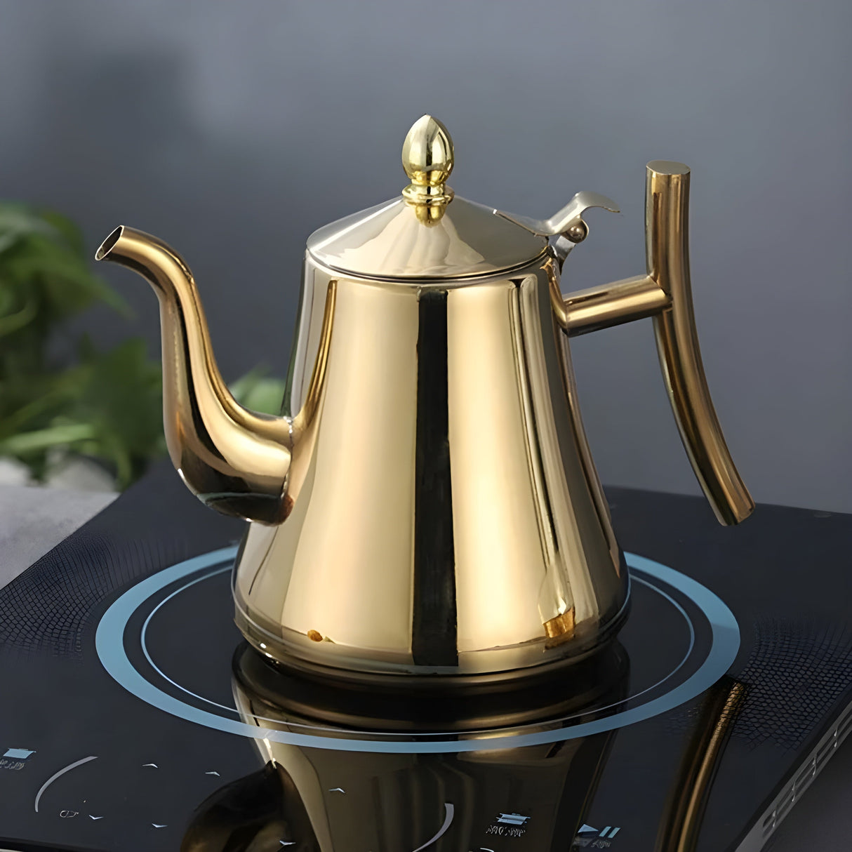 GoldenBrew Kettle - Robust rostfritt stål tekanna Carvallo