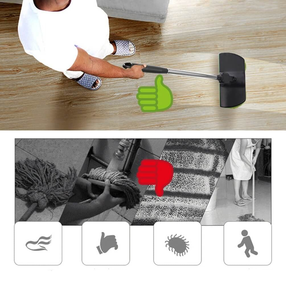 Sladdlös uppladdningsbar elektrisk mopp-Home-Bellasverige-Hemnix