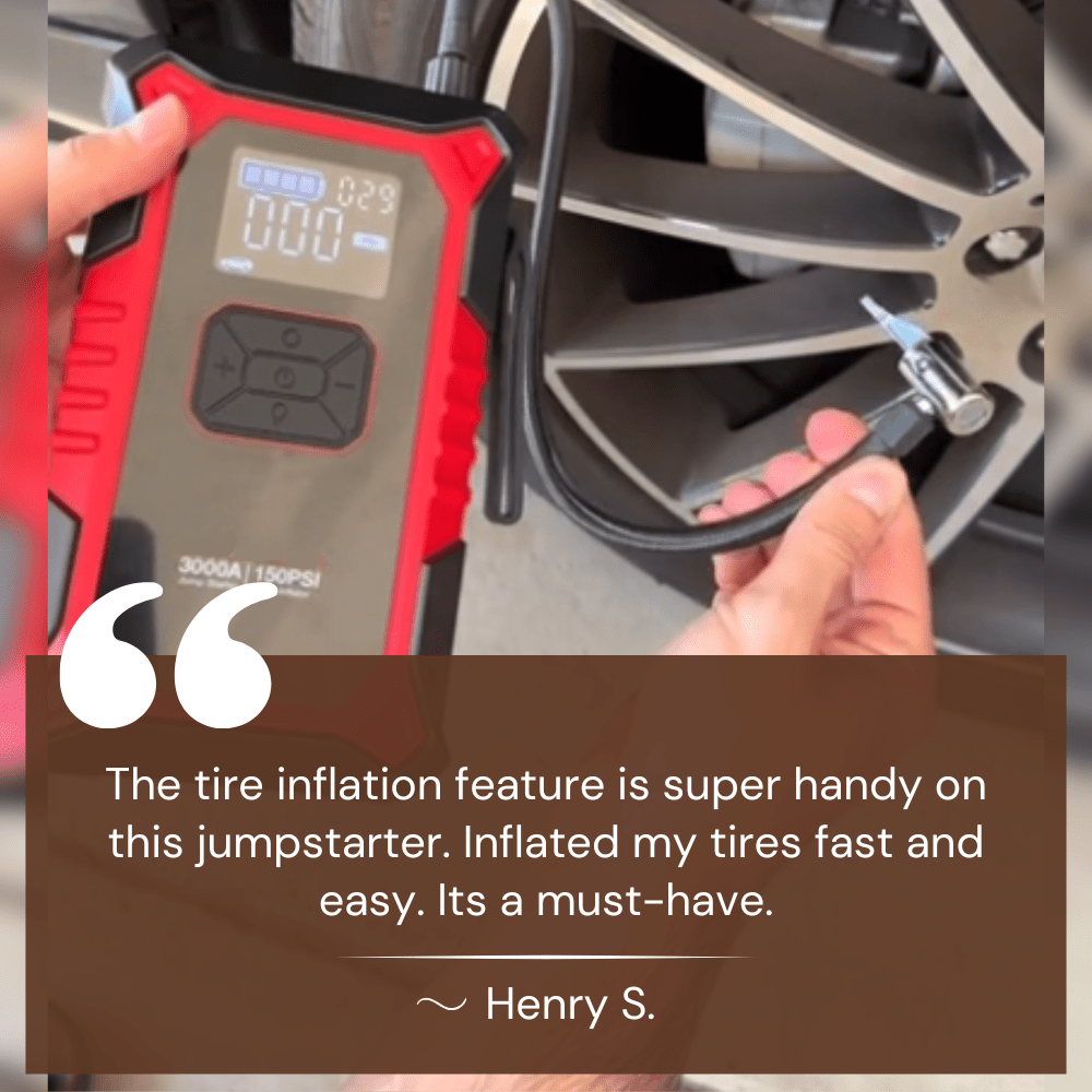 Bilstartare med luftkompressor Carvallo