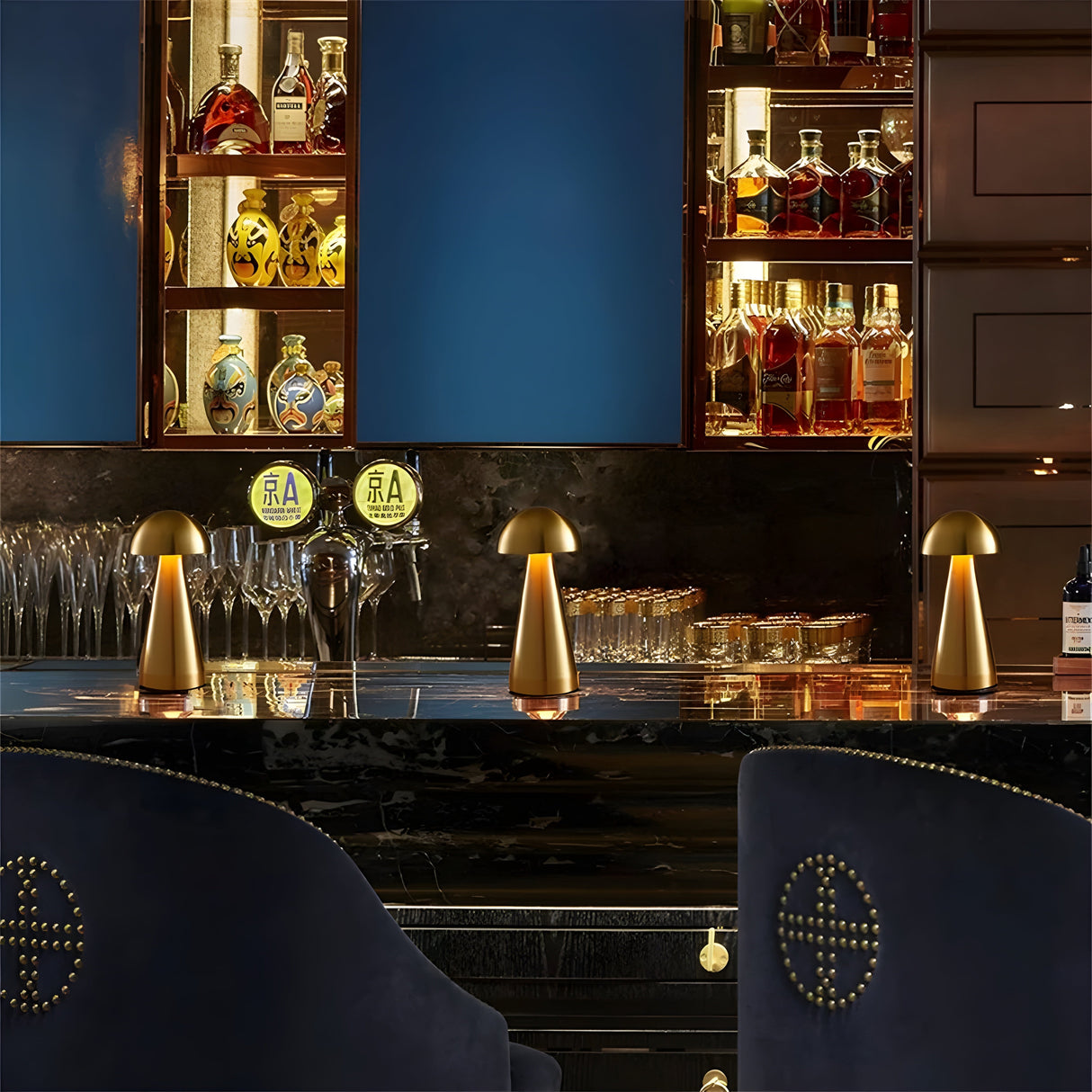 RadianceTouch Lampa – Uppladdningsbar Touch LED Trådlös Lampa Carvallo