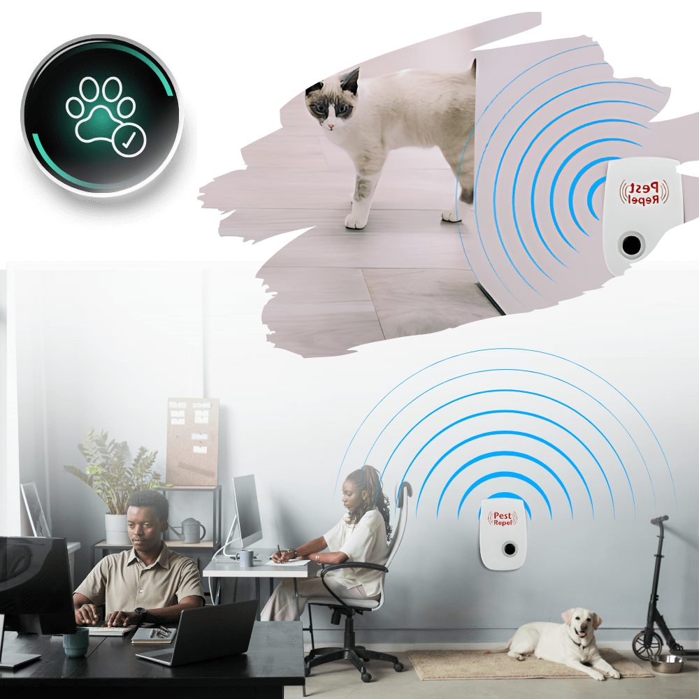 PestGuard – Kompakt ultraljudsskadedjursbekämpare med modern design för hemmabruk Carvallo