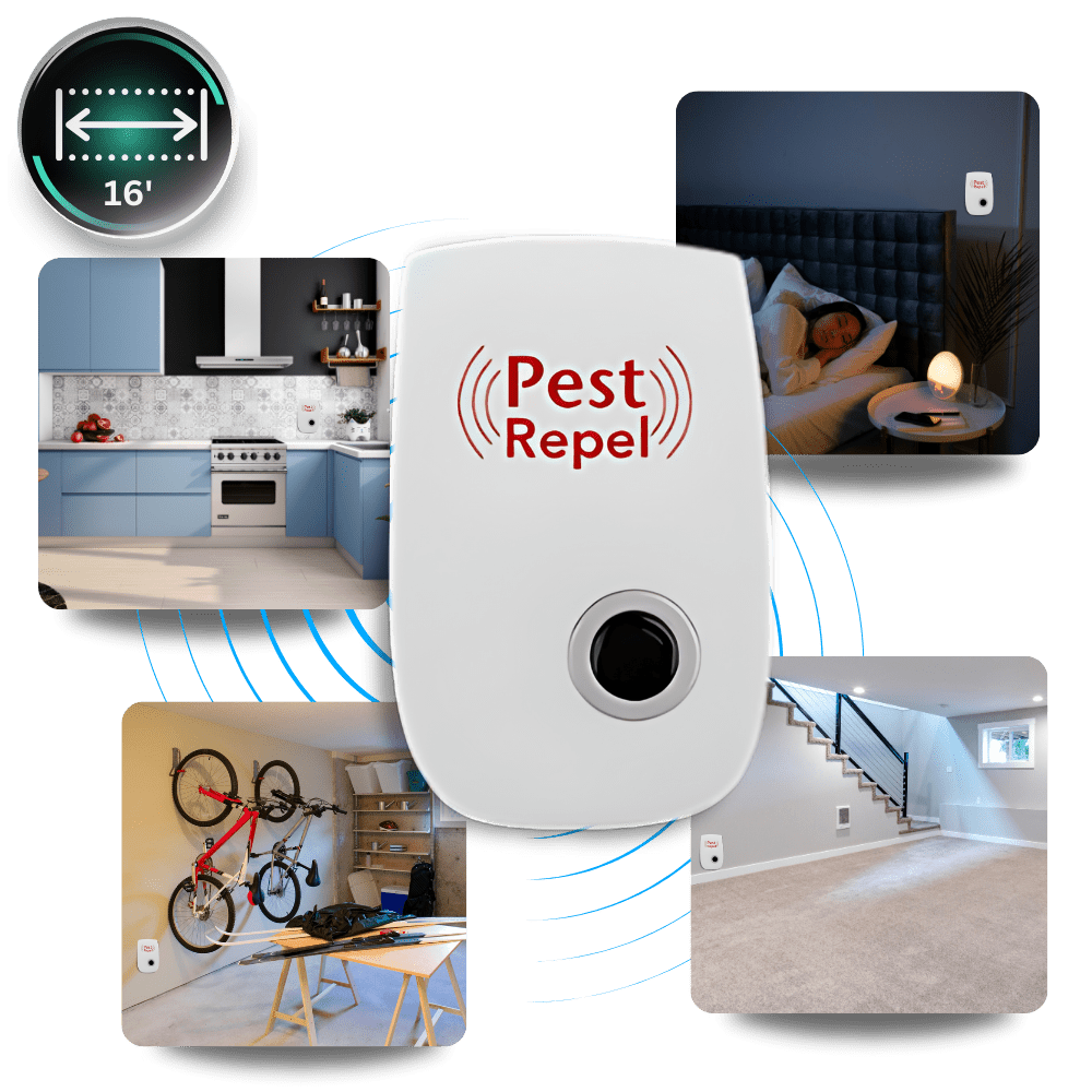PestGuard – Kompakt ultraljudsskadedjursbekämpare med modern design för hemmabruk Carvallo