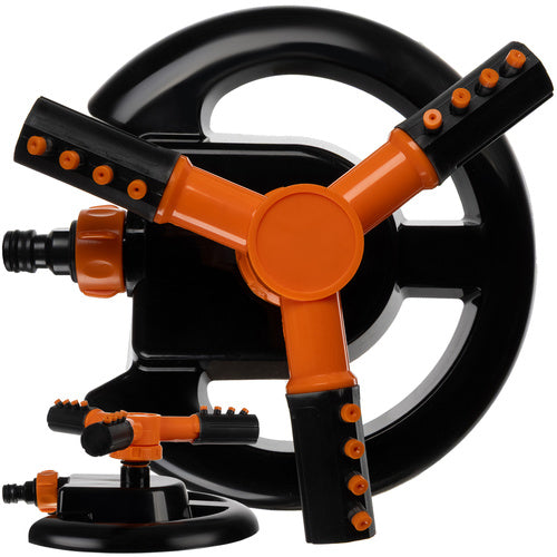 3-armad Roterande Vattenspridare – Effektiv & Jämn Bevattning för Trädgården! Hemnix.se