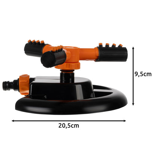 3-armad Roterande Vattenspridare – Effektiv & Jämn Bevattning för Trädgården! Hemnix.se