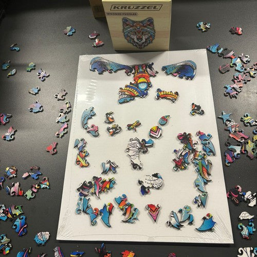 Träpussel Varg – naturlig underhållning som fängslar! Hemnix