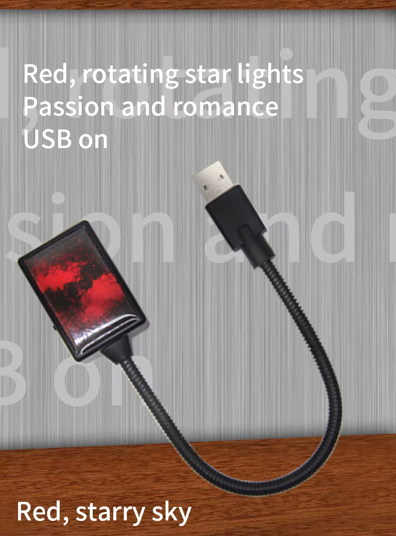 Royallure Bil Tak Stjärnig LED Interiör Ljus – USB Flexibel Ambient Belysning för Fester & Resor Carvallo