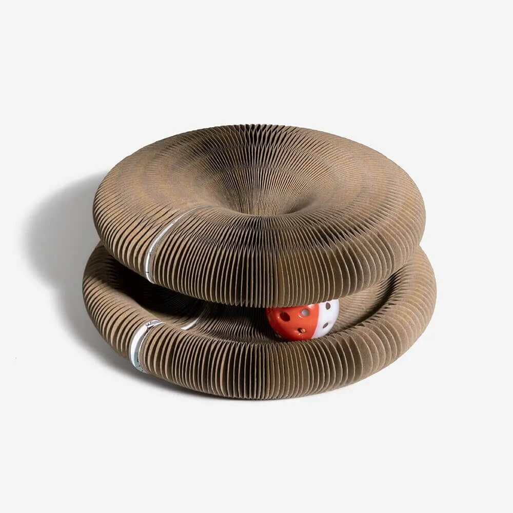 Furora Expandable Katt Klösleksak med Interaktiv Bollarbana & Mysig Säng Carvallo