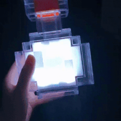 LuxRoyale Minecraft Inspirerad Potion Lampa – Färgväxlande LED Nattlampa med Touchkontroll & USB Uppladdningsbar Carvallo