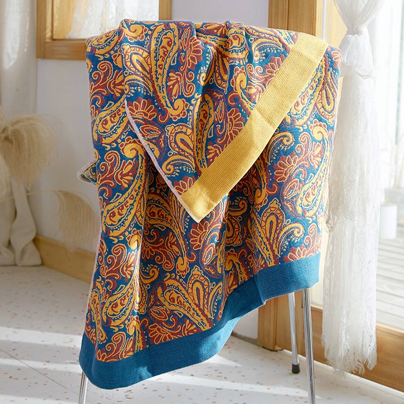 Mixad färg vändbar gasbind handduk mjuk bomull Carvallo