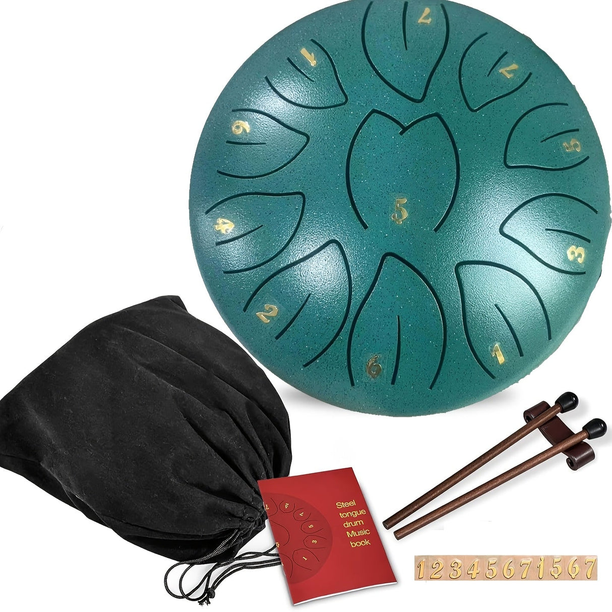 11-noters ståltungtrumma – Utomhusregnträdgårdsmusik och meditationsklocka MILA Sverige