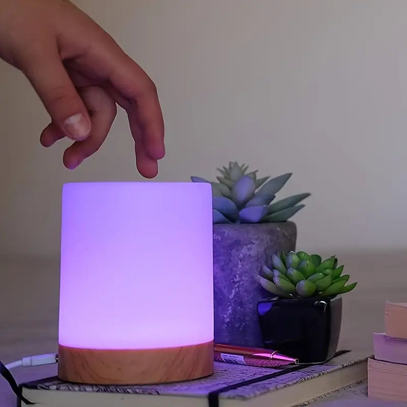 Dimbar LED nattljus med modern design och färgbyte Carvallo