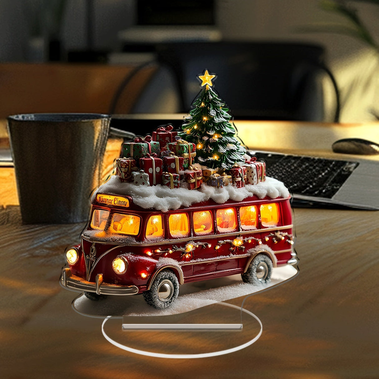 Carvallo - Glamourös akryl juldekoration för festligt jubel Carvallo