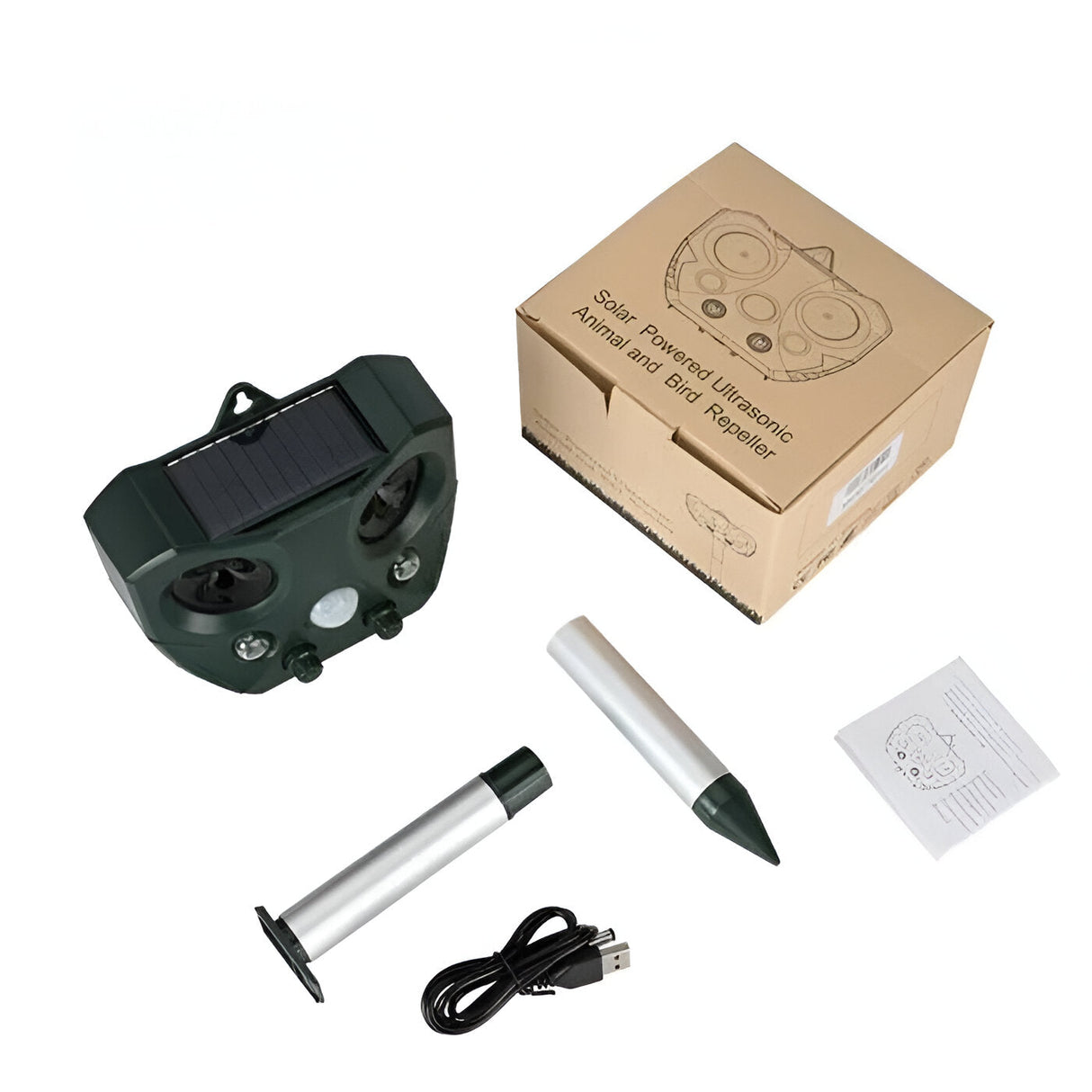 SafeScape Skadedjursbekämpning - Solenergidriven Skadedjursbekämpning med Ultrasonisk Carvallo