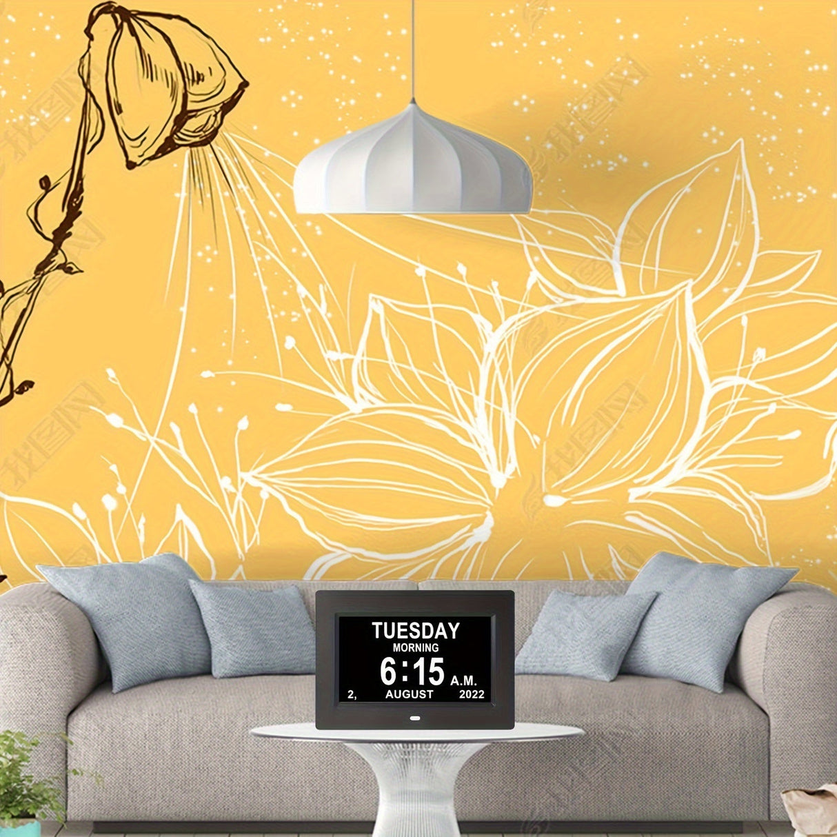 Digital Väckarklocka Kalender Alarmvisning Ram Carvallo