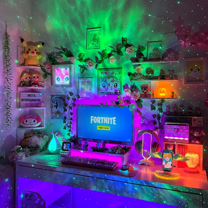 NebulaBeams - Alien Star projektor för förtrollande galaxutsikter Carvallo