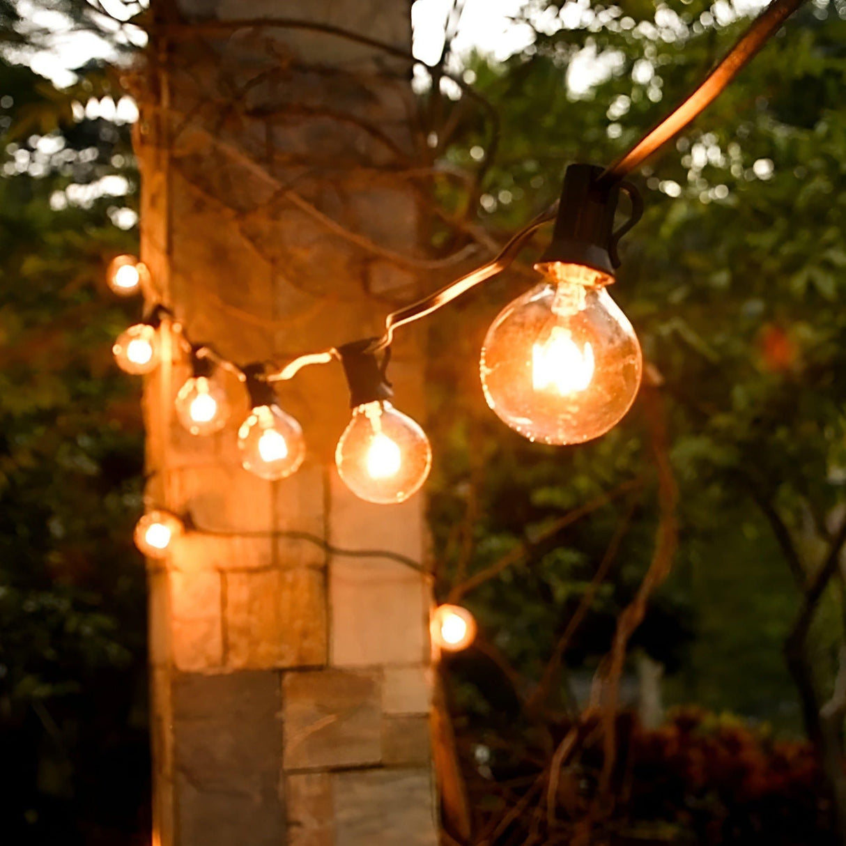 FairyFlicker String Lights - Lyxig terrassbelysning med vattentätt skydd Carvallo
