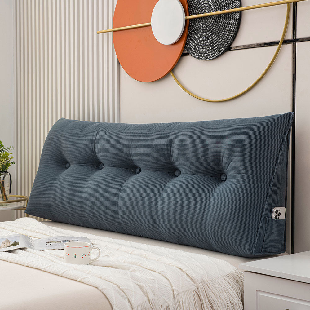 Royelux Vattentät Wedge Kudde - Ergonomiskt Stöd för Inomhus- och Utomhusbruk Carvallo