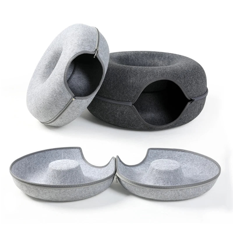 Donut Kattunnel Säng Carvallo