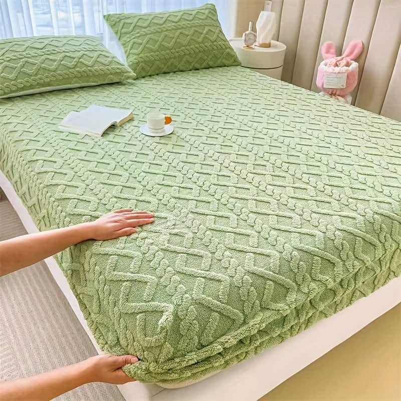 Duvet Cover Set Mjuk Sammet Sängkläder Carvallo