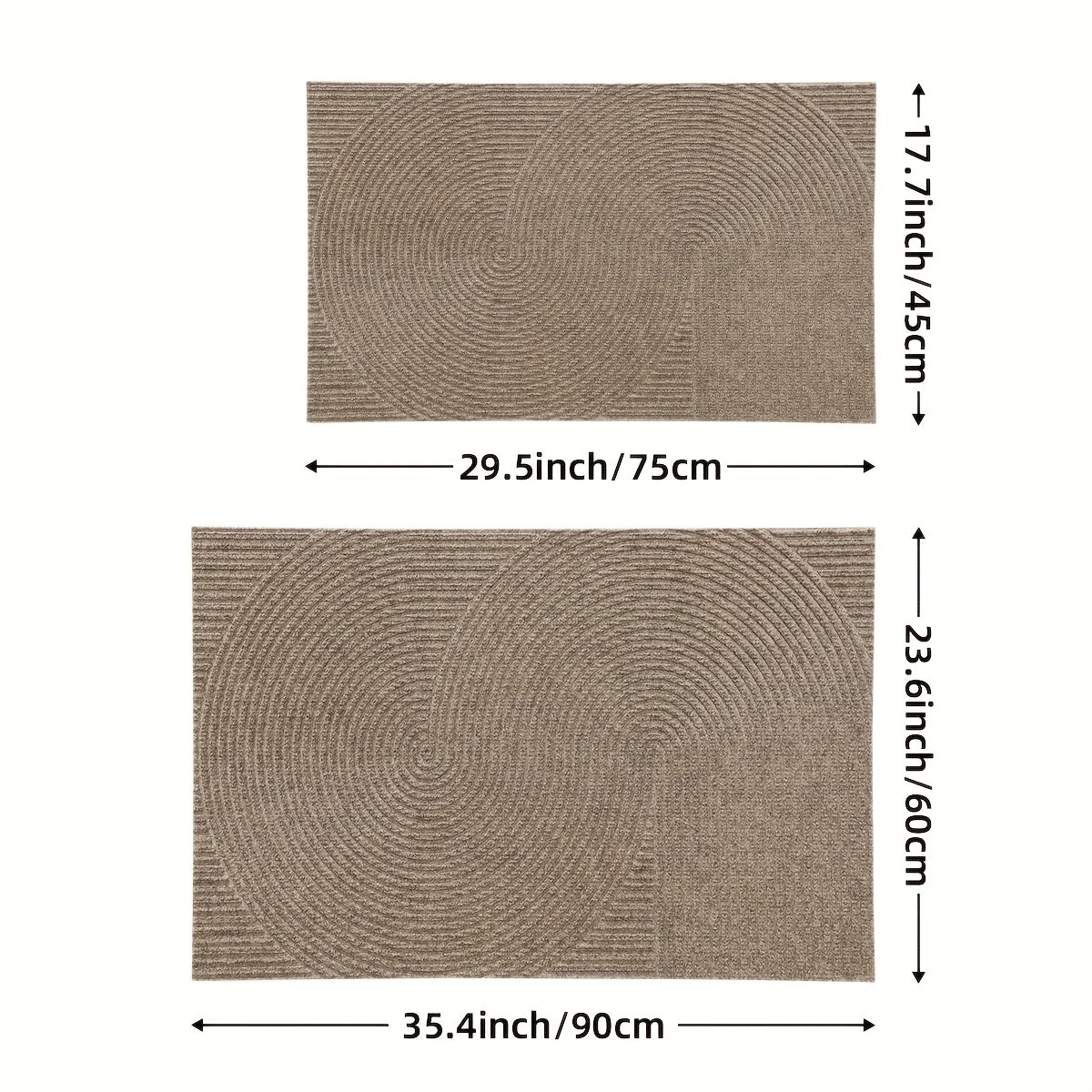 Dajiang Geometrisk Dörrmatta – Hållbar och Elegant Carvallo