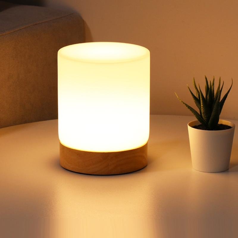 Fiorani Casa | Mini Glasbordslampa med touch-öppningsfunktion för 360° belysning Carvallo