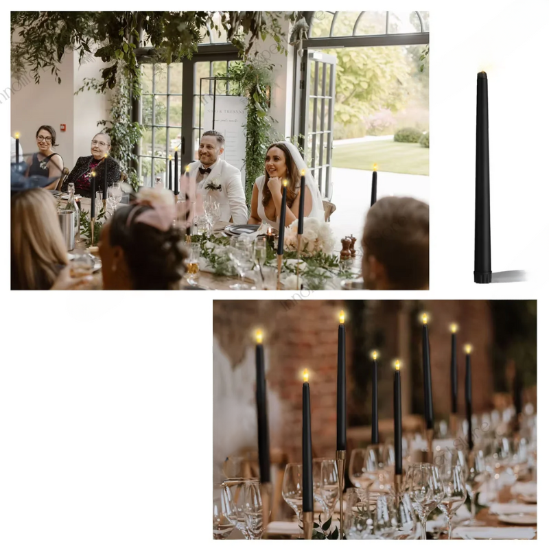 LED Ljus Svart Spets Set för Evenemang Carvallo