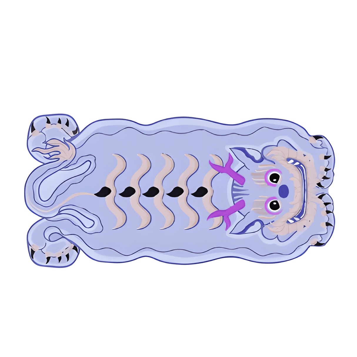 SnuggleNest - Rund matta med nyckfullt drakeskratt MILA Sverige