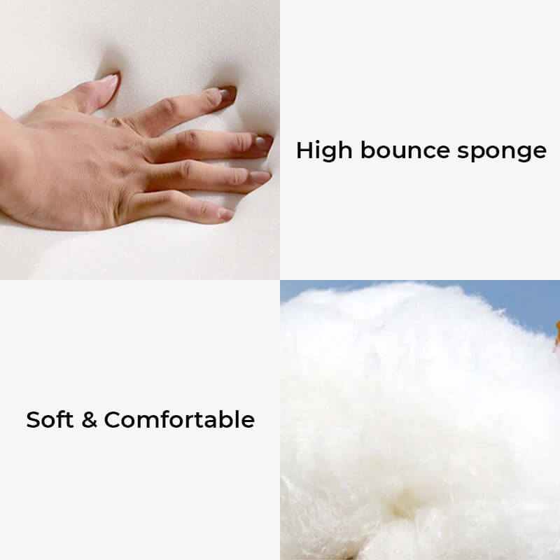 Premium Ortopedisk Hundsäng Andningsbar Stödjande Lätt att Rengöra Carvallo