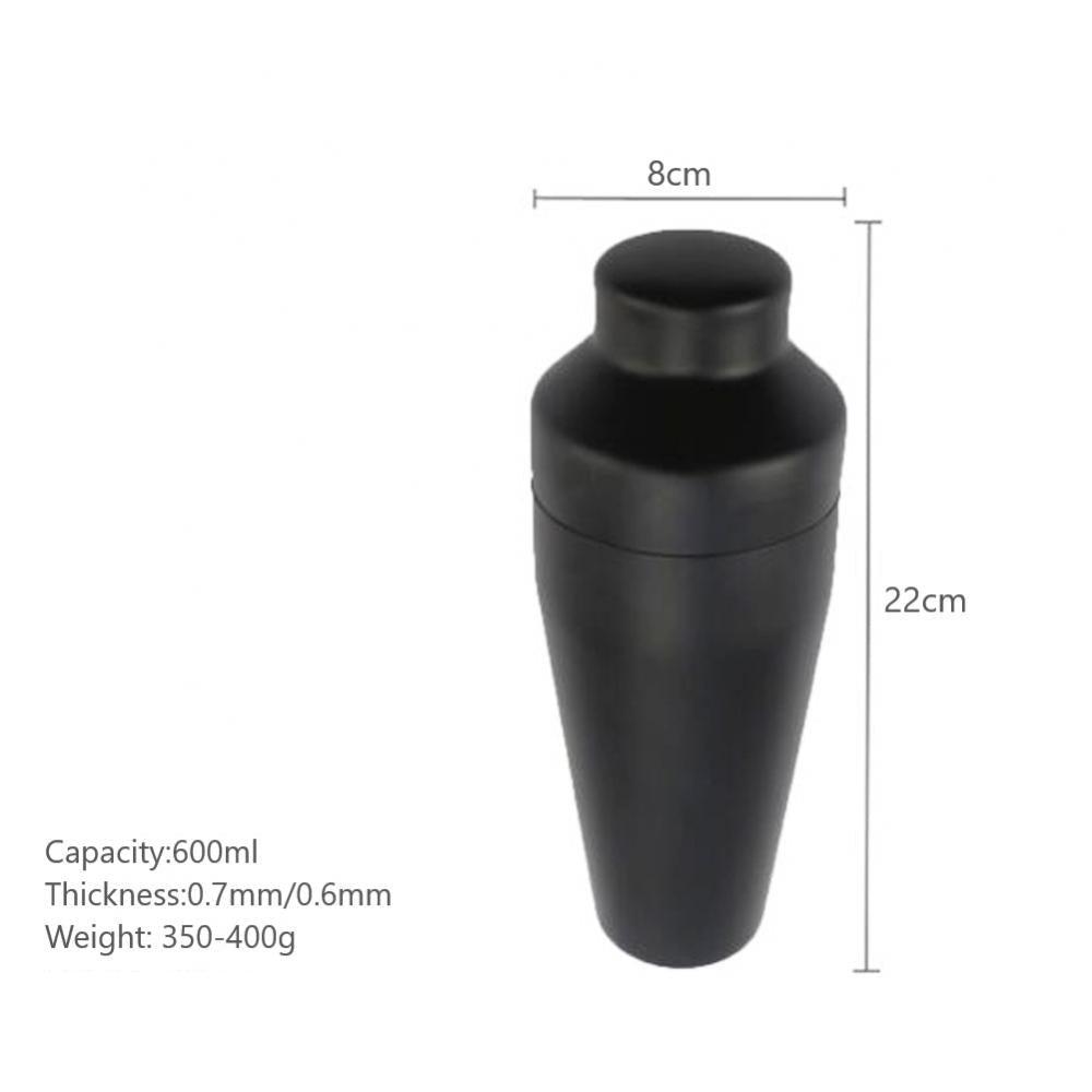 Carvallo – Ghost Black Matte Cocktail Shaker Set med Lyxig Finish Carvallo