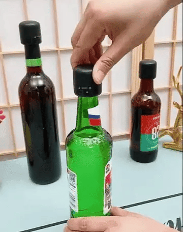 Luxora Silikonpropp för vin, öl och champagneflaskor - 2 st Carvallo