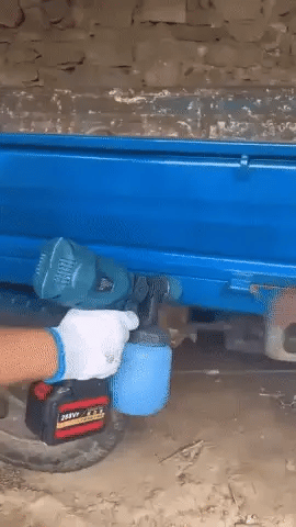 Royallure Effortless PaintMaster Pro – Universell Batteridriven Sprutpistol, Lättviktig DIY Finish Carvallo