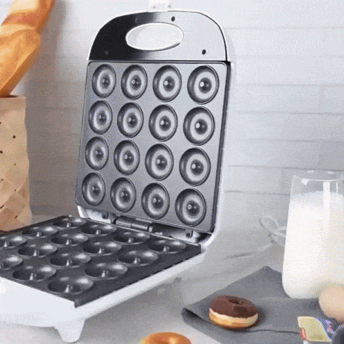 Royallure Quick-Bake Mini Donut Maskin – Hemmagjorda Donuts på Minuter Carvallo