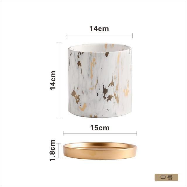 Golden Labyrint Planters Collection MILA Sverige