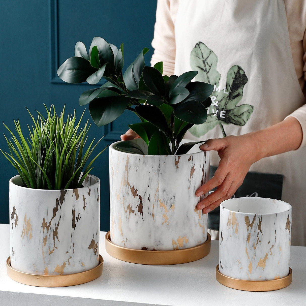 Golden Labyrint Planters Collection MILA Sverige