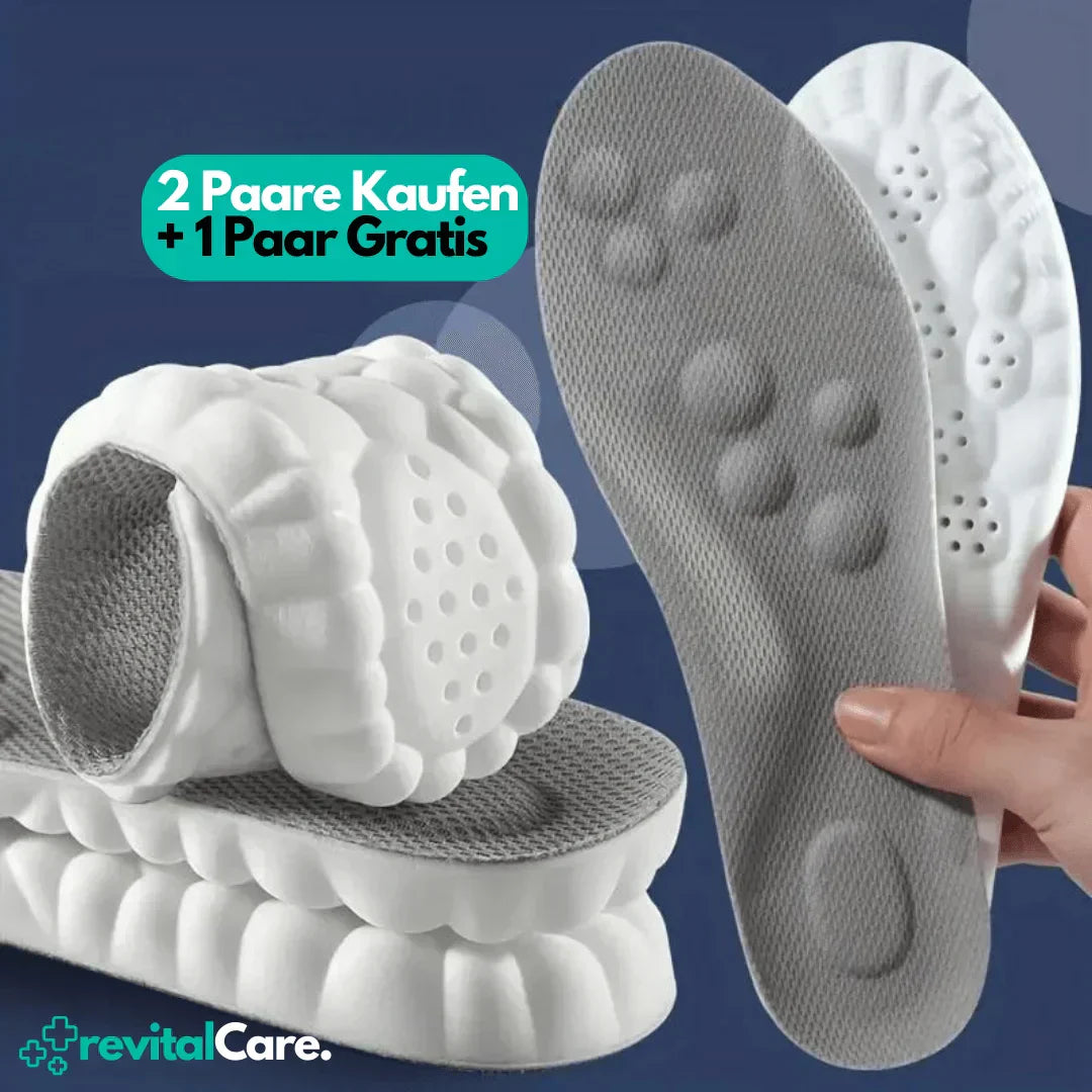 Ergonomiska 4D komfortinläggssålar Carvallo