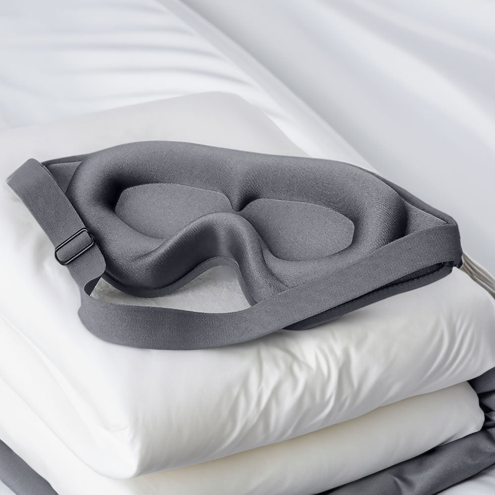 Carvallo – Lyxig 3D Memory Foam Sömnmask för Ultimat Mörker och Komfort Carvallo