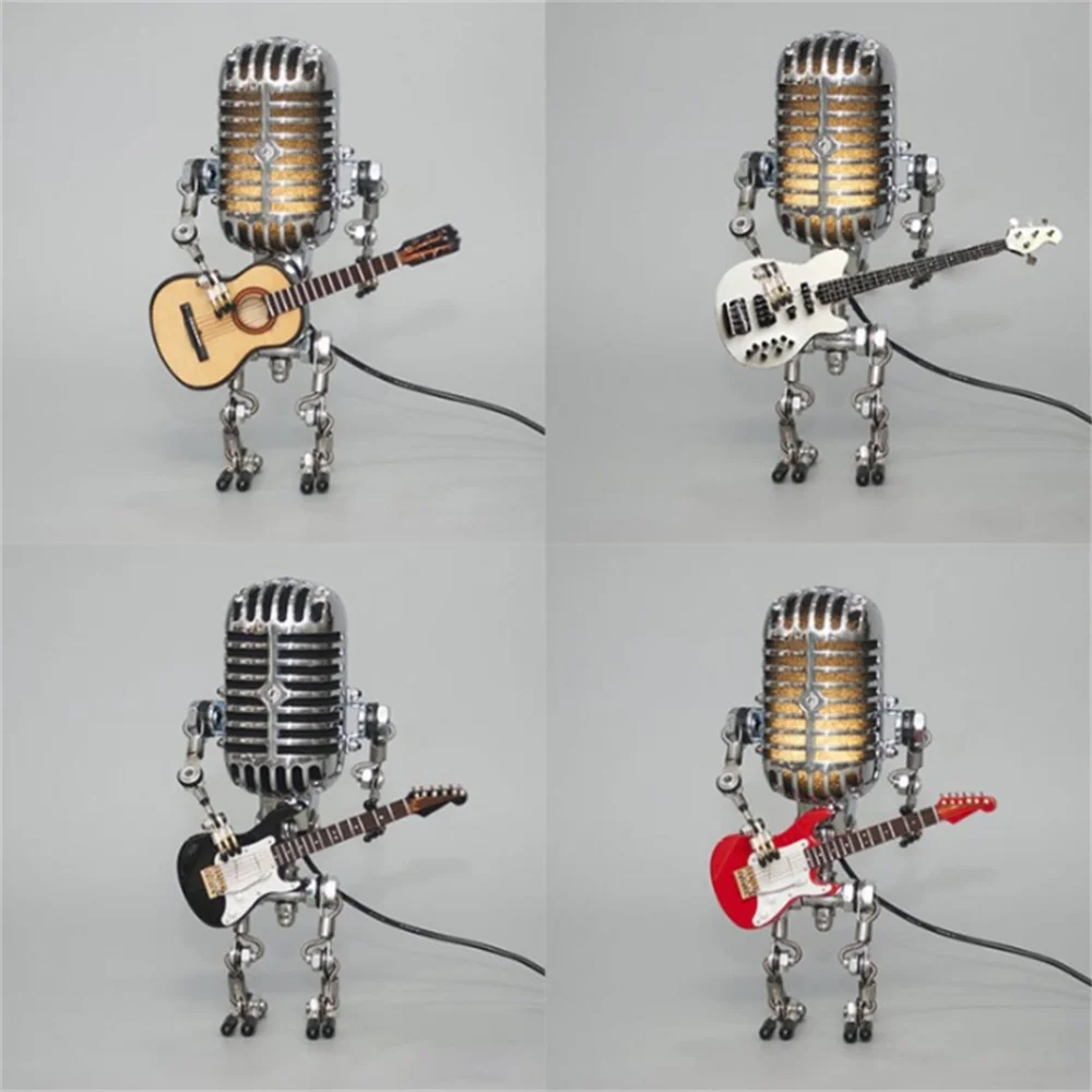 Guitarlampa - Robotlampa med gitarr Carvallo