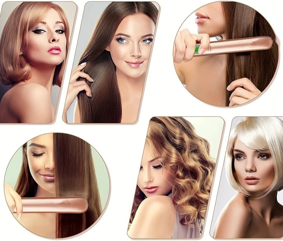 GlamPro | 2-i-1 plattång och papiljotter-Bellasverige-Hemnix