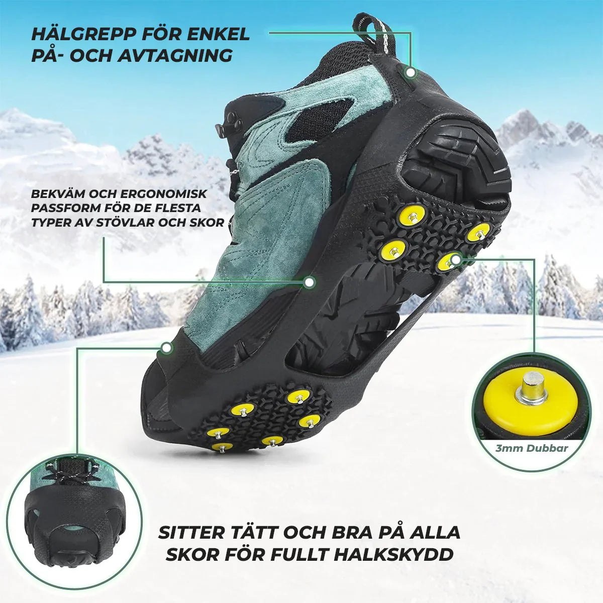 Halkskydd för Skor – säker fotfäste med ergonomisk passform-VaruZ-Hemnix