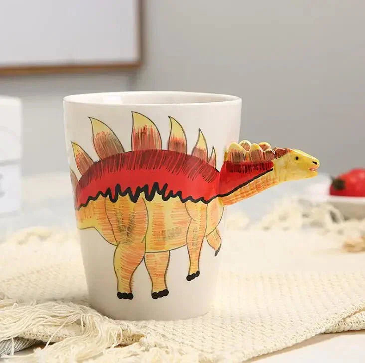 Carvallo – Handmålad Keramisk Dinosaurie Mugge för Kaffe och Te Carvallo