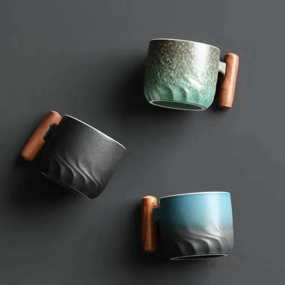 Rustika Keramikmuggar – Handgjorda Kaffemuggar i Bohemisk Design Hemnix