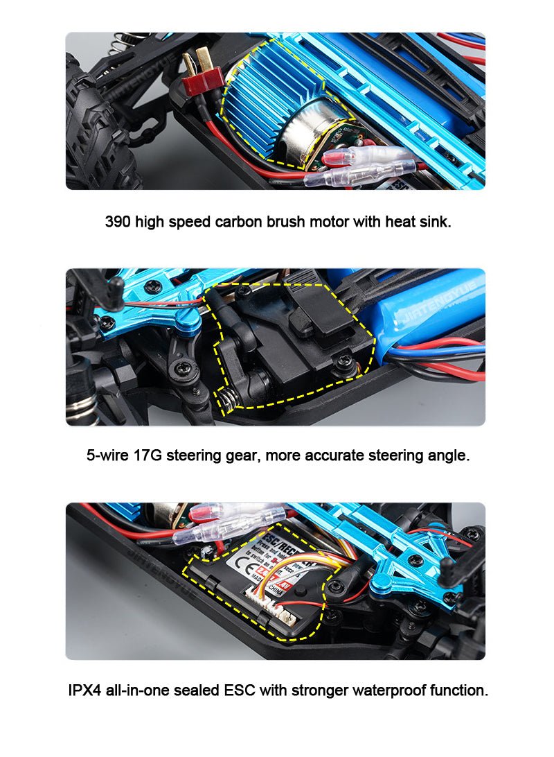 Fjärrkontrollbil Off-Road Monster Truck Carvallo