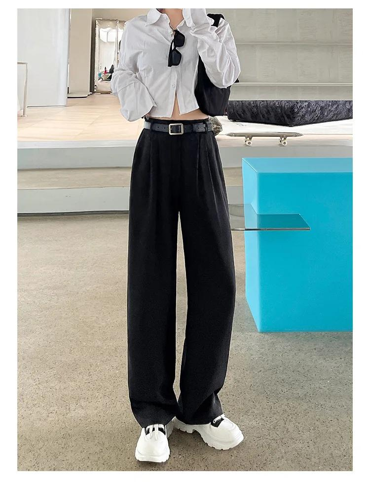 Elastiska byxor med hög midja för kvinnor-Bellasverige-Hemnix