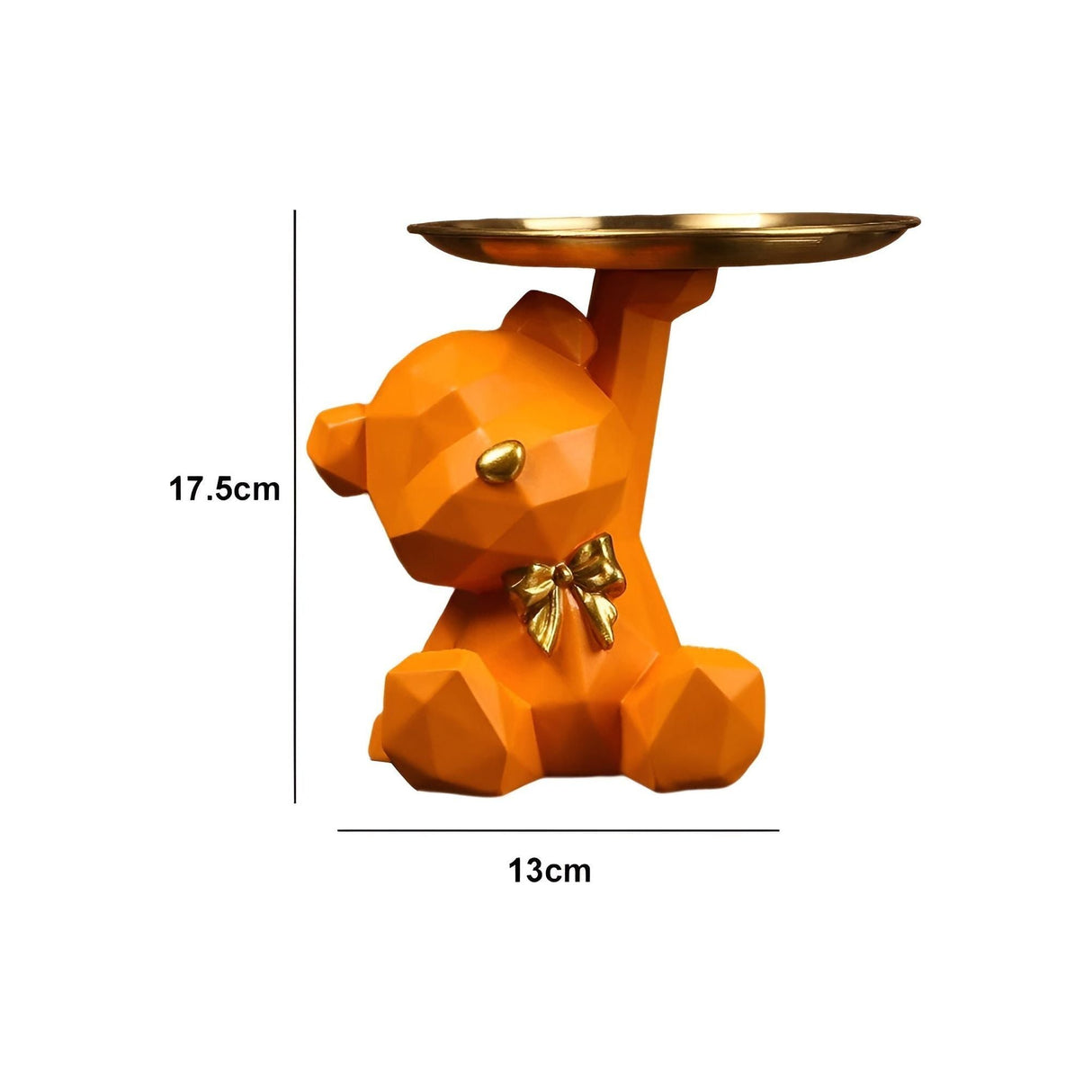 Bear Key Holder - Multifunktionell Geometrisk Björn Nyckelhållare och Skrivbordsdekoration Carvallo